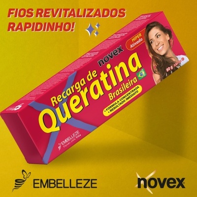 Recarga de Queratina Novex 80g