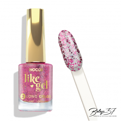 Like Gel Inocos - 154 - Glitters Mix Rosa