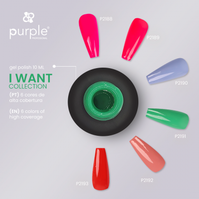 Verniz Gel PURPLE P2190 - I Want Hope