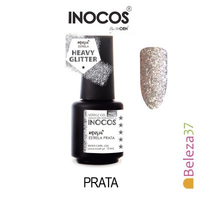 Verniz Gel Inocos - 133 - Maria Estrela Prata