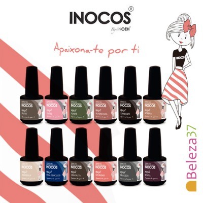 Verniz Gel Inocos – Coleção "Marias Bonitas" (12 cores 15ml)