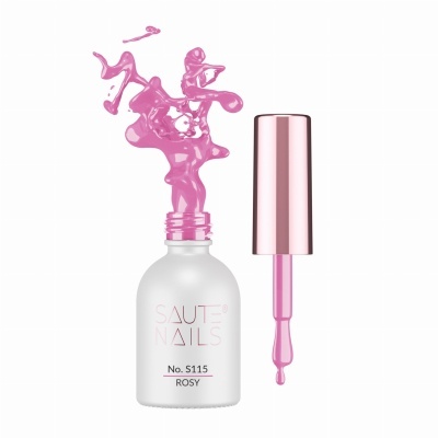 Verniz Gel Saute Nails S115 Rosy - Rosa Vibrante