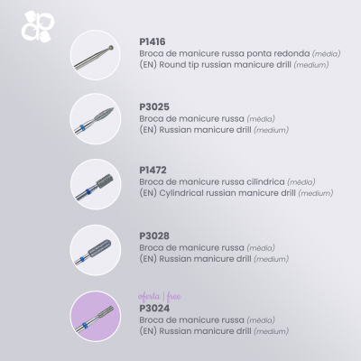 Kit 3 Ponteiras Purple