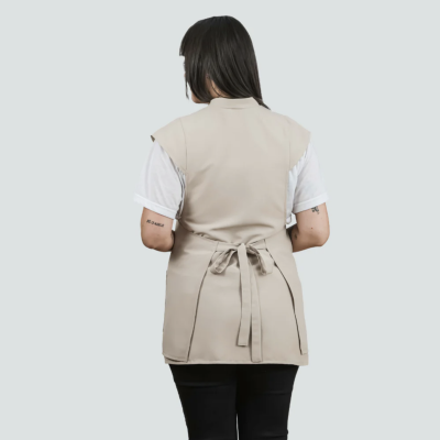 Túnica Sally Anti-Bacteriana Tamanho Único - Cor: Bege