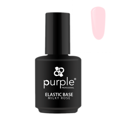 Elastic Base Purple 15ml - Milky Rose