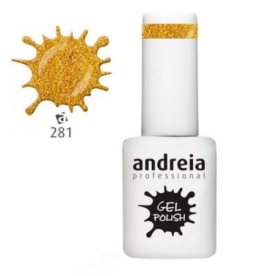 Verniz Gel Andreia 281  (Dourado)