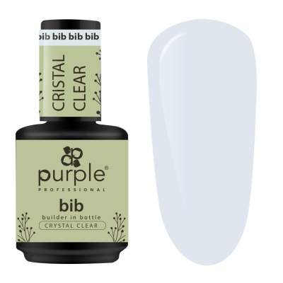 Gel Construtor Purple BIB - Builder in Bottle - Crystal Clear (Transparente) 15ml