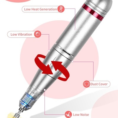 Fresa Elétrica Digital Branca Jutyum 45000 RPM