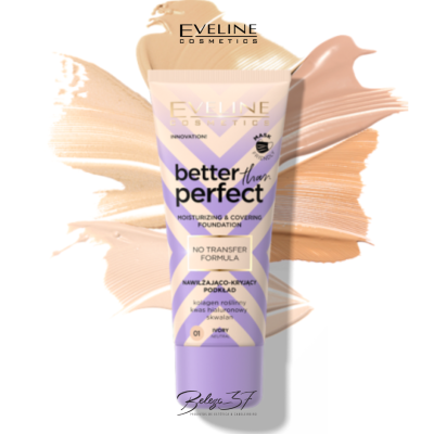 Base Eveline – Foundation Better Than Perfect 30ml - 01 Ivory