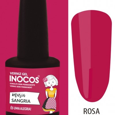 Verniz Gel Inocos 179 - Maria Sangria (Rosa Escuro)