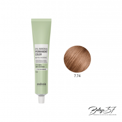 Coloração Permanente Andreia 0% Amoníaco 7.74