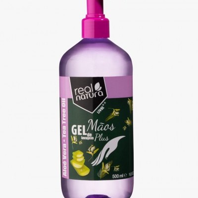 Gel de Lavagem de Mãos Plus Real Natura 500ml