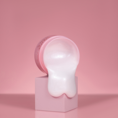 Gel Construtor Saute Nails One Touch Glitter Milky White (Branco Leitoso com Glitter) 30g