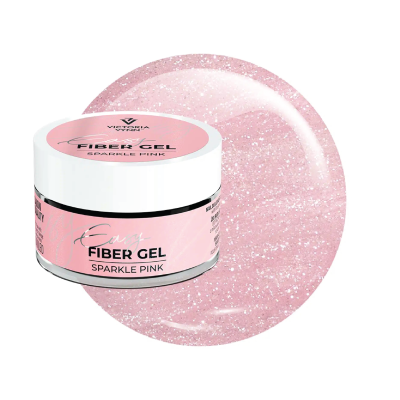 Easy Fiber Fiber Gel Victoria Vynn - Sparkle Pink (Rosa Brilhante) 50ml