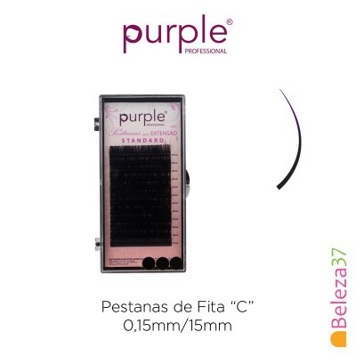 Pestanas de Fita PURPLE - Curvatura "C" - 0,15mm/15mm