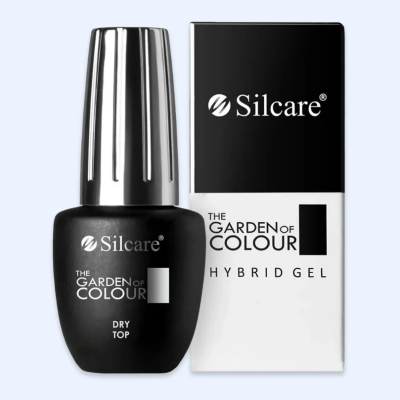 Top Sem Goma Silcare - The Garden of Colour Hybrid Gel Dry Top 15ml