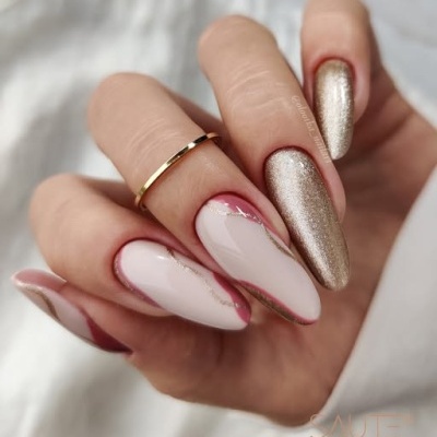 Verniz Gel Saute Nails S229 Be FullFiled (Cinza Leitoso)