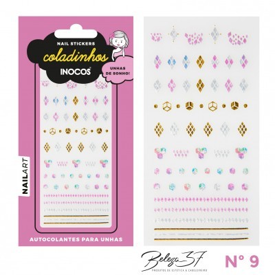 Autocolante para unhas Inocos - Padrão 9