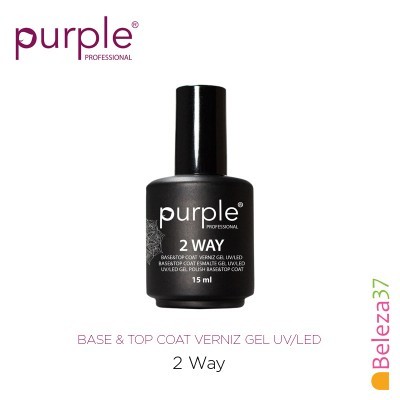 2 WAY Base & Top Coat PURPLE 15ml