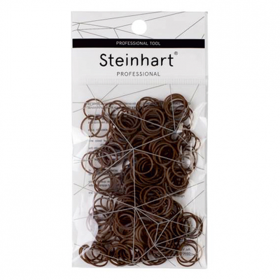 Elásticos Cabelo Steinhart Borracha Castanhos - 10 Gramas