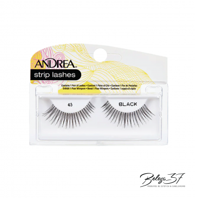 Pestanas Andrea Strip Lashes Black 45