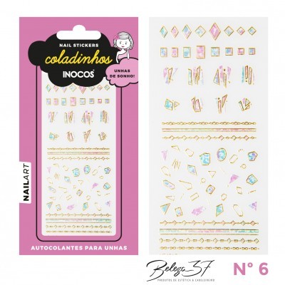 Autocolante para unhas Inocos - Padrão 6