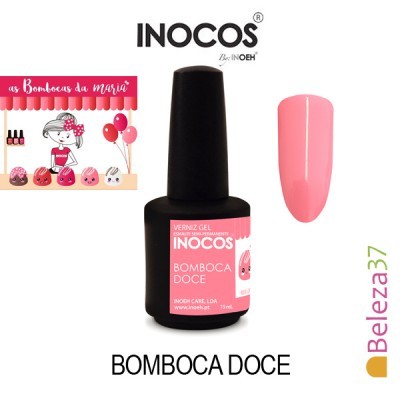 Verniz Gel Inocos 148 – Bomboca Doce (Rosa Coral)