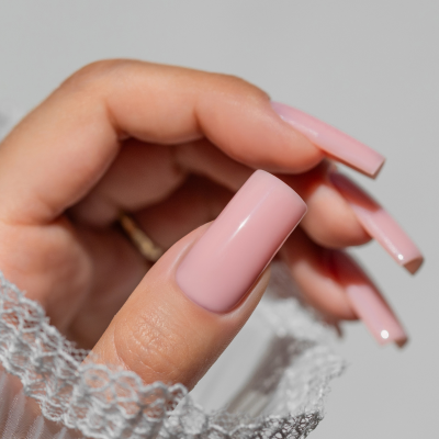 Verniz Gel Saute Nails S313 - Heart of Roses (Rosa Doce Semi-Transparente)