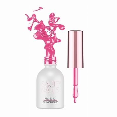 Verniz Gel Saute Nails S143 Pinkoholic (Rosa Néon)