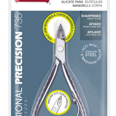 Alicate Cutículas 735-PR Mundial Professional Premium Precision Inox