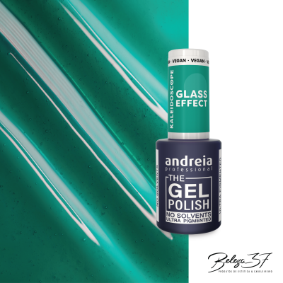 The Gel Polish Andreia KL4 - Efeito Vitral - Verde Translúcido