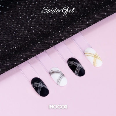 Spider Gel Inocos Prata Metálico - 5ml