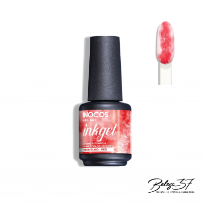 Ink Gel Inocos 15ml - Vermelho