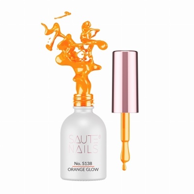 Verniz Gel Saute Nails S138 Orange Glow (Laranja Néon)