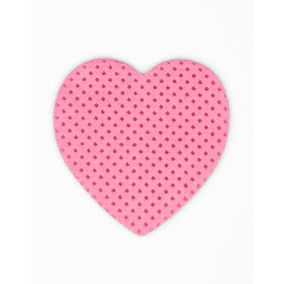 Discos Sem Fiapos HEART Rosa Saute Nails – Pack com 200 Unidades