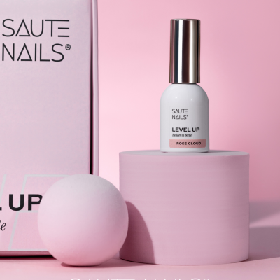 Gel Construtor Saute Nails BiB Level UP – Rose Cloud (Rosa Leitoso) 8ml