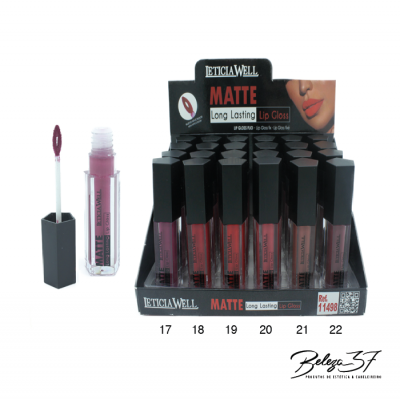 Batom Matte Longa Duração Leticia Well - Nº 22