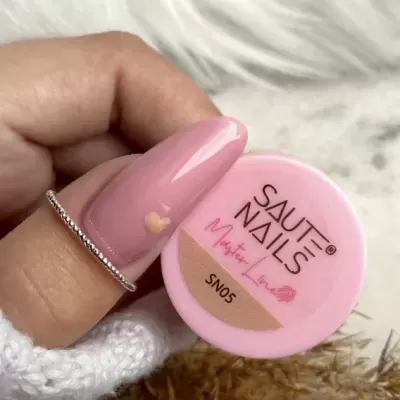 Master Line Gel Saute Nails N.05 - Bege Cintilante