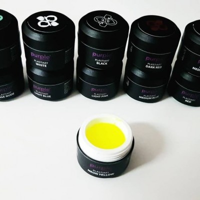 Plastiart - Pasta Modeladora Purple - Rosa Claro