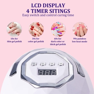 Catalisador Branco UV LED KM-1 de 66 Leds e 280W