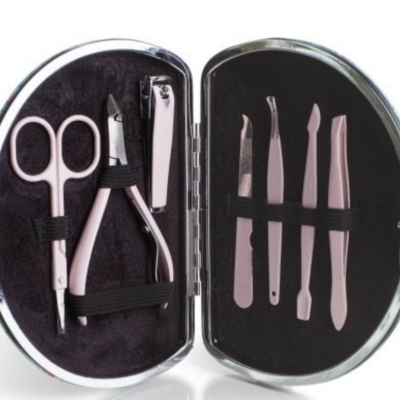 Estojo Manicura Flamingos