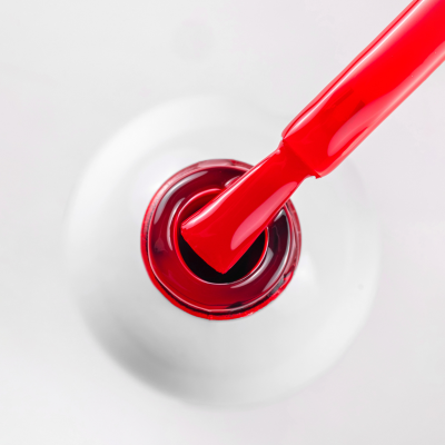 Verniz Gel Saute Nails S318 - Glass Red (Vermelho Semi-transparente)