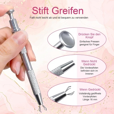 Esponjas Nail Art com Grip Metálico – 100 un.