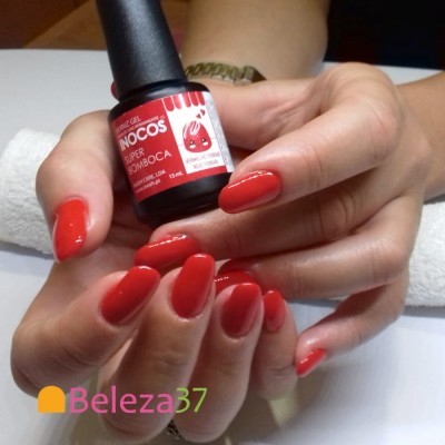 Verniz Gel Inocos 146 – Super Bomboca (Vermelho Ferrari)