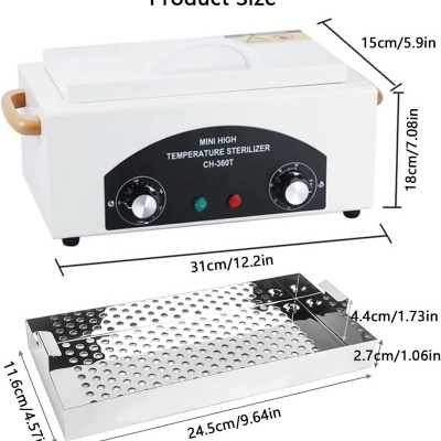 Esterilizador de Alta Temperatura com Temporizador e Luz Indicadora