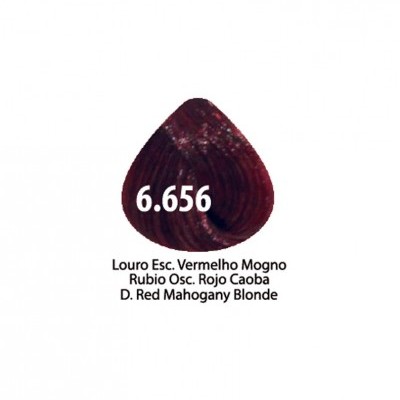 Tinta Violet Keratin Trendy 6.656 - 100ml - LOURO ESCURO VERMELHO MOGNO VERMELHO