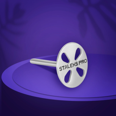 Disco de Pedicura Staleks Pododisc Expert L e Conjunto de Limas Descartáveis Grão 180 (5 Peças)