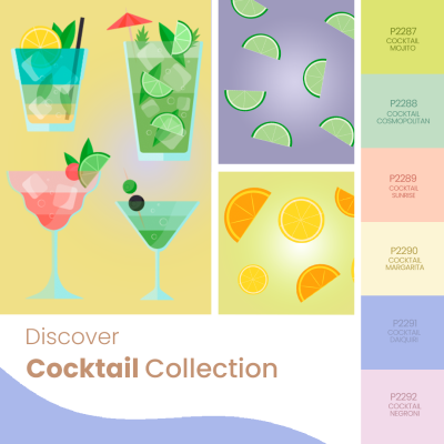 Coleção Verniz Gel PURPLE – Cocktail Collection (6 cores do P2287 ao P2292)