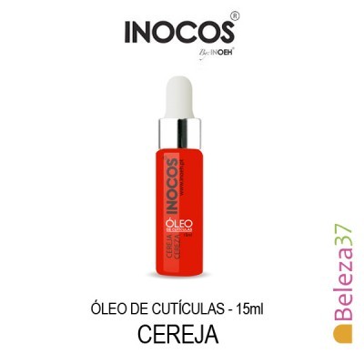 Frasco de óleo de cutículas INOCOS cereja 15ml