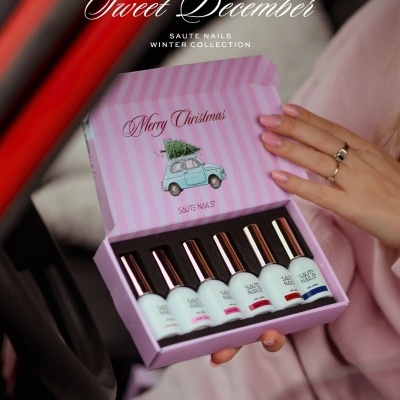 Coleção de Verniz Gel Saute Nails "Sweet December"